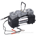 Double cylinder air compressor 12v metal tire inflator